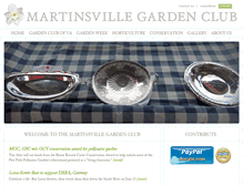 Tablet Screenshot of martinsvillegardenclub.org